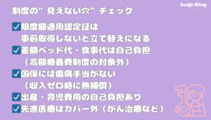 落とし穴のチェックリスト